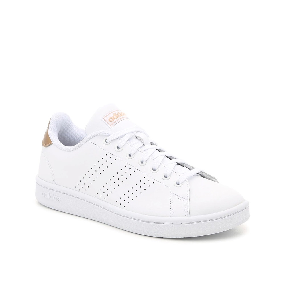 ADVANTAGE SNEAKER - WOMEN'S WHITE/COPPER METALLIC